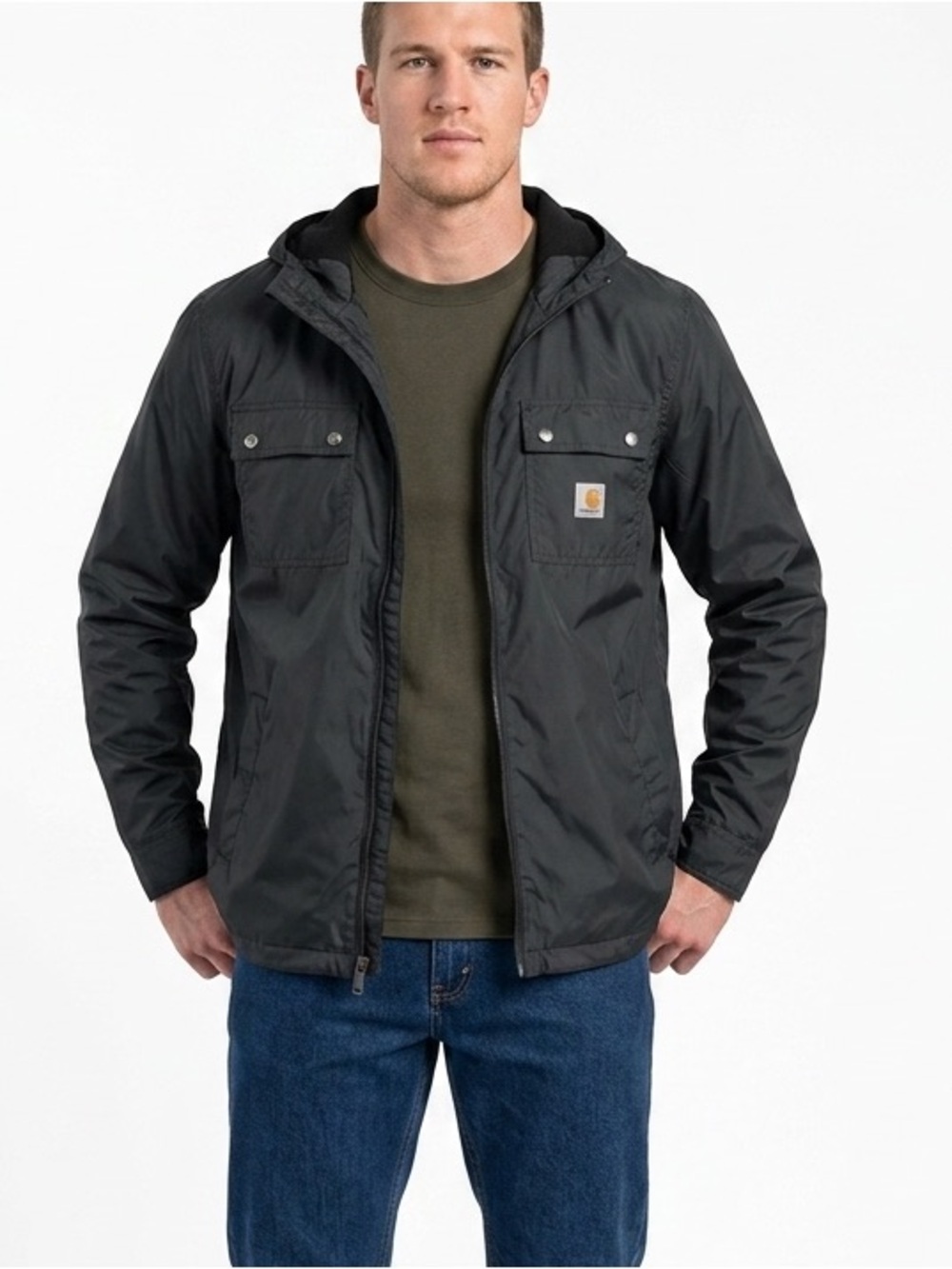 Carhartt Rockford Rain Defender Jacket - Men’s 2XL - Black - EUC